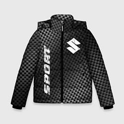 Куртка зимняя для мальчика Suzuki sport carbon, цвет: 3D-черный