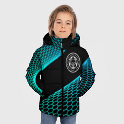 Куртка зимняя для мальчика Leicester City football net, цвет: 3D-черный — фото 2