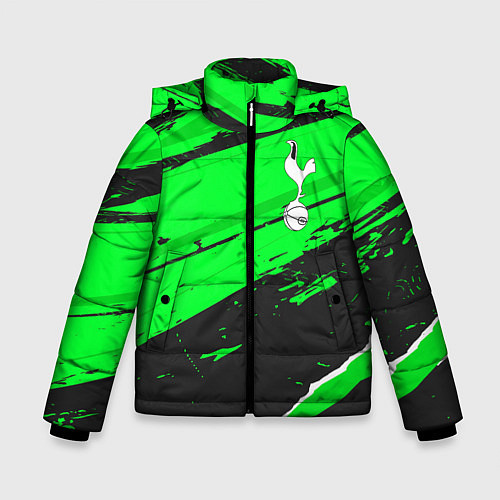 Зимняя куртка для мальчика Tottenham sport green / 3D-Черный – фото 1