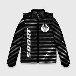 Куртка зимняя для мальчика Daewoo sport metal, цвет: 3D-черный
