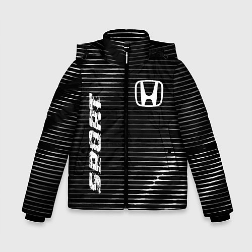 Зимняя куртка для мальчика Honda sport metal / 3D-Черный – фото 1