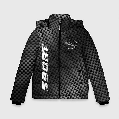 Зимняя куртка для мальчика Jaguar sport carbon / 3D-Черный – фото 1