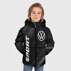 Куртка зимняя для мальчика Volkswagen sport metal, цвет: 3D-черный — фото 2