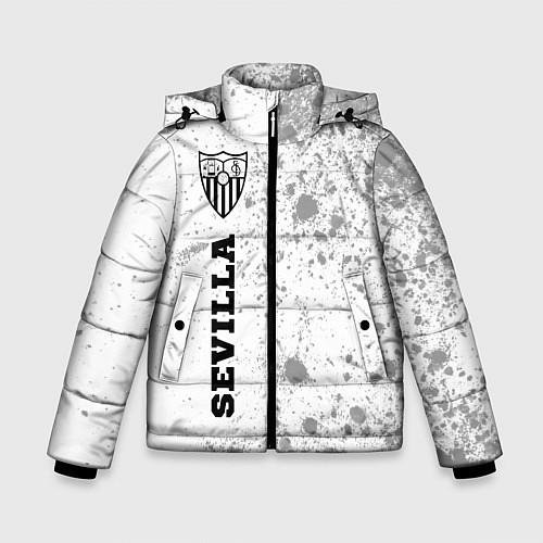 Зимняя куртка для мальчика Sevilla sport на светлом фоне по-вертикали / 3D-Черный – фото 1