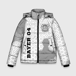 Куртка зимняя для мальчика Bayer 04 sport на светлом фоне вертикально, цвет: 3D-черный