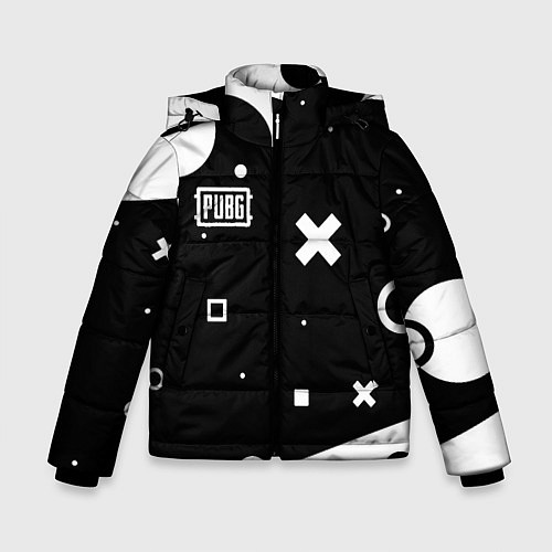 Зимняя куртка для мальчика PUBG game pattern / 3D-Черный – фото 1