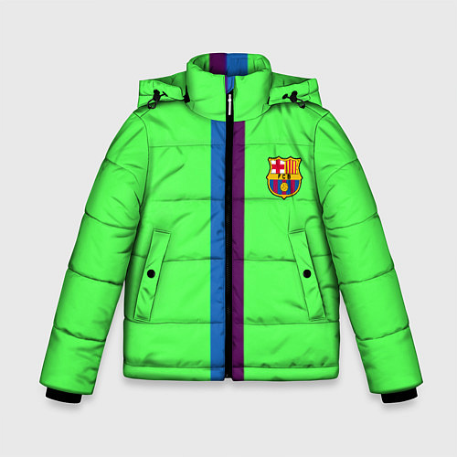 Зимняя куртка для мальчика Barcelona fc sport line / 3D-Светло-серый – фото 1