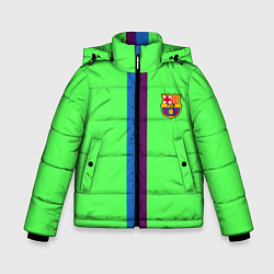 Куртка зимняя для мальчика Barcelona fc sport line, цвет: 3D-черный