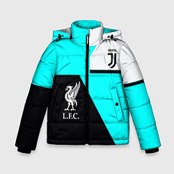 Зимняя куртка для мальчика Juventus x Liverpool geometry