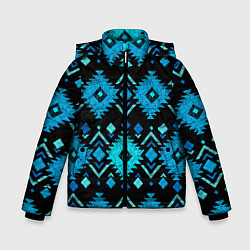 Куртка зимняя для мальчика Орнамент пейсли, цвет: 3D-светло-серый