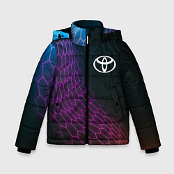 Зимняя куртка для мальчика Toyota neon hexagon