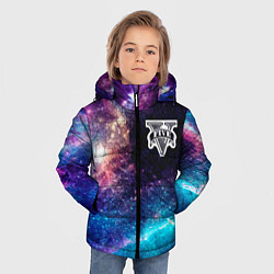 Куртка зимняя для мальчика GTA space game, цвет: 3D-черный — фото 2