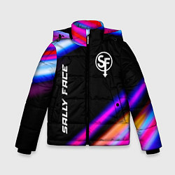 Куртка зимняя для мальчика Sally Face speed game lights, цвет: 3D-черный
