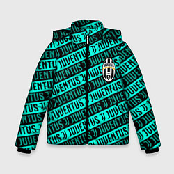 Зимняя куртка для мальчика Juventus pattern logo steel