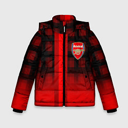 Зимняя куртка для мальчика Arsenal fc sport geometry steel