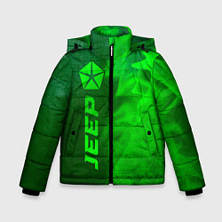 Зимняя куртка для мальчика Jeep - green gradient по-вертикали