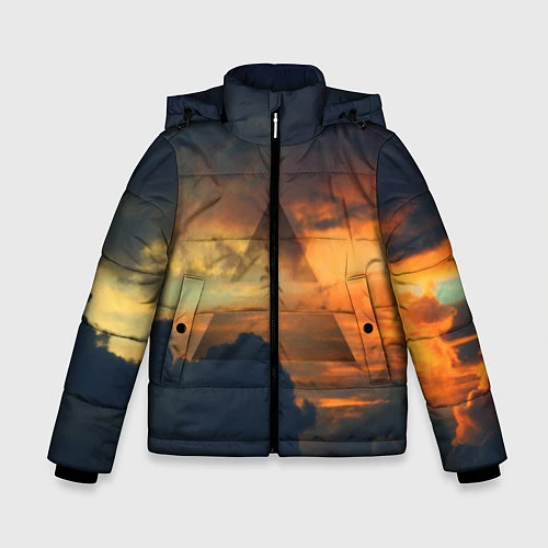 Зимняя куртка для мальчика 30 seconds to mars / 3D-Черный – фото 1
