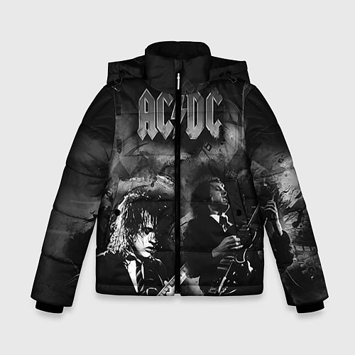 Зимняя куртка для мальчика AC/DC / 3D-Черный – фото 1