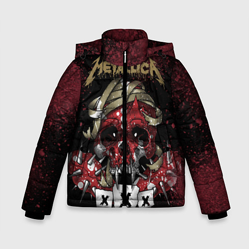 Зимняя куртка для мальчика Metallica: XXX / 3D-Черный – фото 1