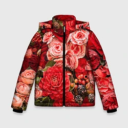 Куртка зимняя для мальчика Ассорти из цветов, цвет: 3D-красный