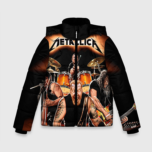 Зимняя куртка для мальчика Metallica Band / 3D-Черный – фото 1