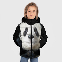 Куртка зимняя для мальчика Взгляд пандочки, цвет: 3D-черный — фото 2