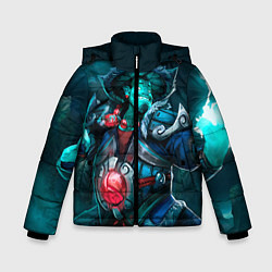 Куртка зимняя для мальчика Storm Spirit, цвет: 3D-черный