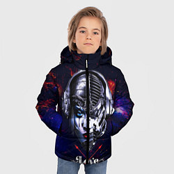 Куртка зимняя для мальчика Love pirate station, цвет: 3D-красный — фото 2