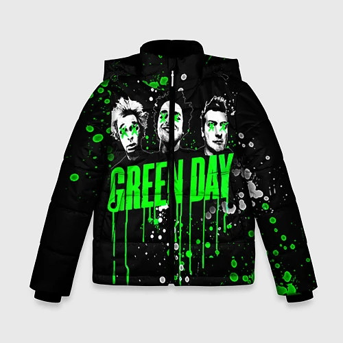 Зимняя куртка для мальчика Green Day: Acid Colour / 3D-Черный – фото 1