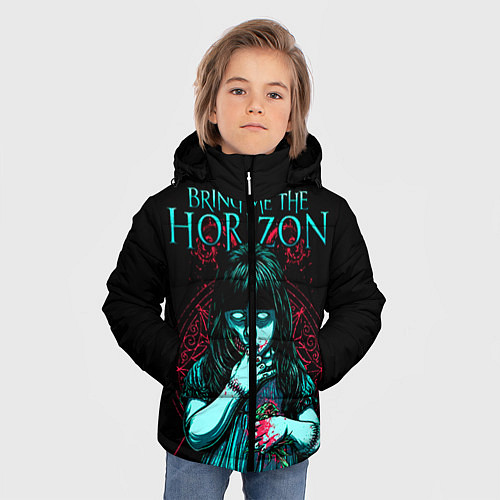 Зимняя куртка для мальчика BMTH: Zombie Girl / 3D-Светло-серый – фото 3