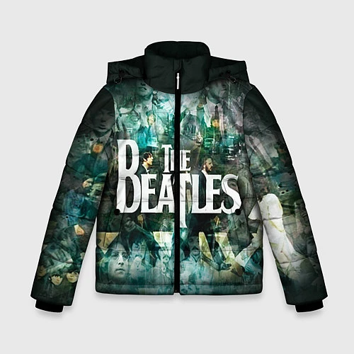 Зимняя куртка для мальчика The Beatles Stories / 3D-Черный – фото 1
