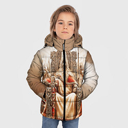 Куртка зимняя для мальчика Вальгалла, цвет: 3D-черный — фото 2