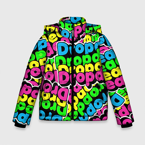 Зимняя куртка для мальчика Drop Dead: Acid Pattern / 3D-Черный – фото 1