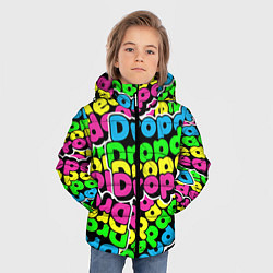 Куртка зимняя для мальчика Drop Dead: Acid Pattern, цвет: 3D-черный — фото 2