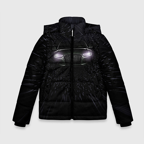 Зимняя куртка для мальчика Audi / 3D-Черный – фото 1