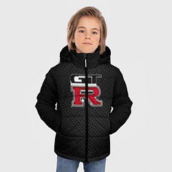 Куртка зимняя для мальчика Nissan GTR, цвет: 3D-черный — фото 2