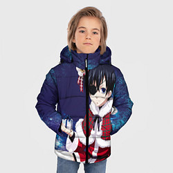 Куртка зимняя для мальчика Аниме, цвет: 3D-светло-серый — фото 2
