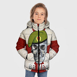 Куртка зимняя для мальчика Череп: ВВ МВД, цвет: 3D-красный — фото 2