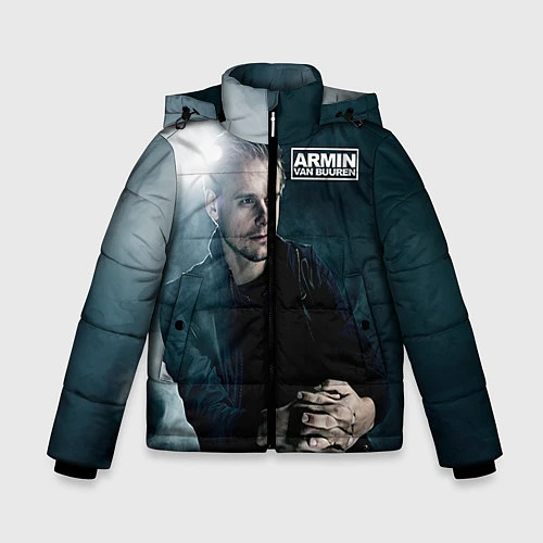Зимняя куртка для мальчика Armin Van Buuren / 3D-Черный – фото 1