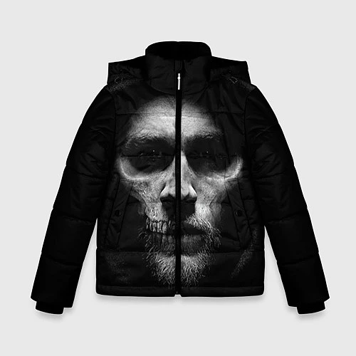 Зимняя куртка для мальчика Sons Of Anarchy / 3D-Черный – фото 1