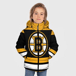 Куртка зимняя для мальчика Boston Bruins, цвет: 3D-светло-серый — фото 2