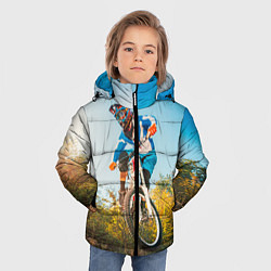 Куртка зимняя для мальчика МТБ, цвет: 3D-красный — фото 2