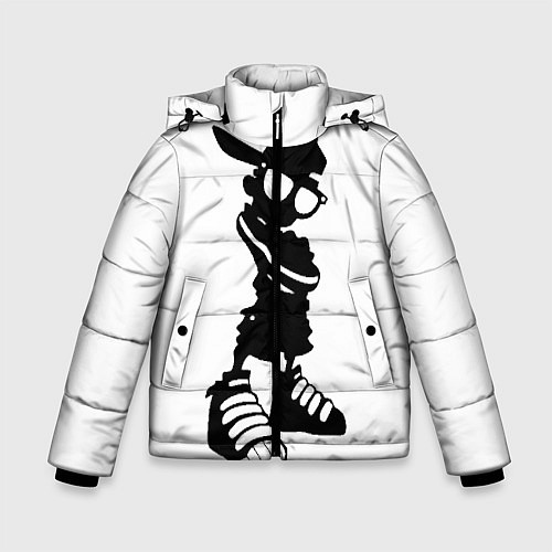 Зимняя куртка для мальчика Пацанчик / 3D-Черный – фото 1