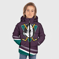 Куртка зимняя для мальчика Anaheim Ducks Selanne, цвет: 3D-черный — фото 2