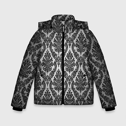Зимняя куртка для мальчика Гламурный узор / 3D-Черный – фото 1