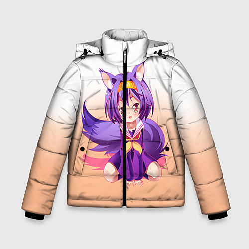 Зимняя куртка для мальчика No Game No Life / 3D-Черный – фото 1
