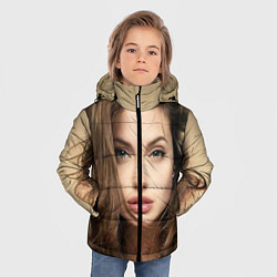Куртка зимняя для мальчика Анжелина Джоли, цвет: 3D-красный — фото 2