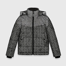 Куртка зимняя для мальчика Кольчуга, цвет: 3D-светло-серый