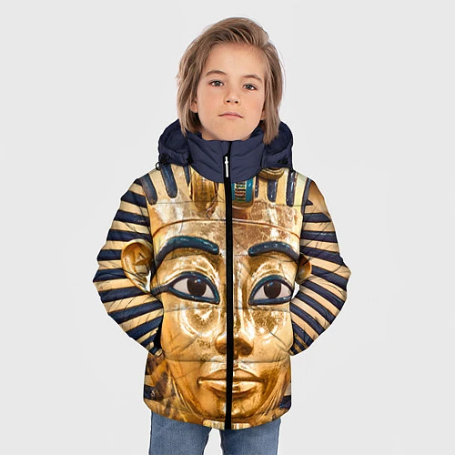 Зимняя куртка для мальчика Фараон / 3D-Красный – фото 3