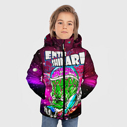 Куртка зимняя для мальчика Enter Shikari: Acid Space, цвет: 3D-черный — фото 2